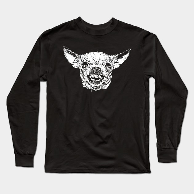 Angry Chihuahua Long Sleeve T-Shirt by childofthecorn